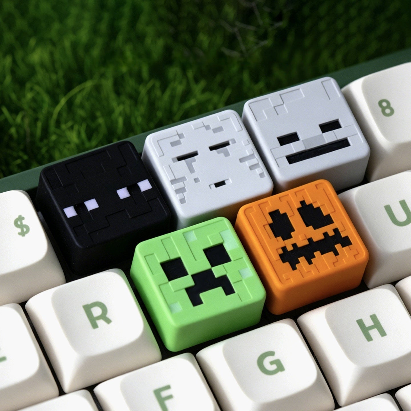 Pixel Skeleton Keycap