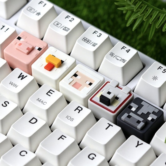 Pixel Cow Artisan Keycap